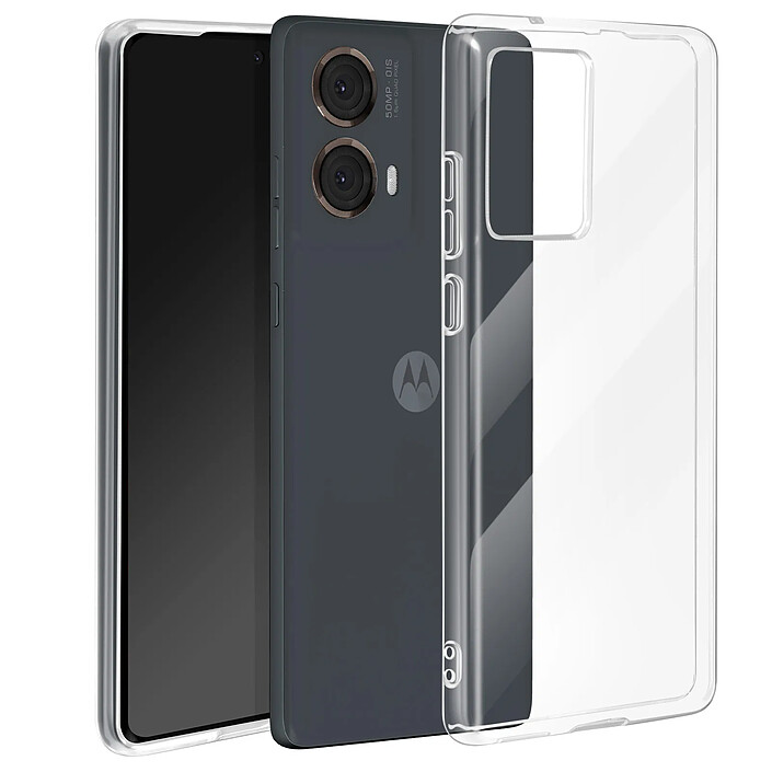 Avizar Coque Fine pour Motorola Moto G85 Épaisseur 0.3mm Anti-humidité Transparent