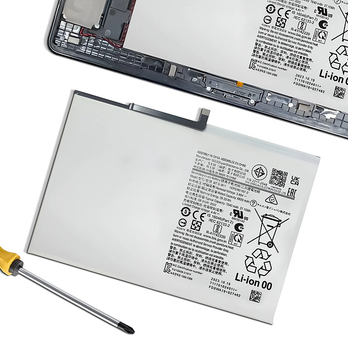 Avis Clappio Batterie pour Samsung Galaxy Tab A9 Plus 7040mAh modèle SCUD-WT-S-W11
