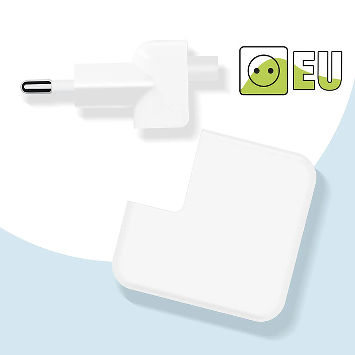 Avis Moxie Chargeur Secteur USB C pour MacBook Charge Rapide 30W Câble 1.7m Blanc