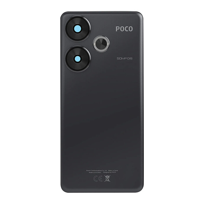 Xiaomi Cache batterie pour Xiaomi Poco F6 Original Service Pack Noir