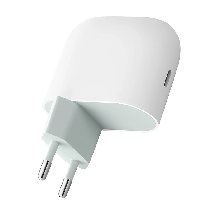 Google Chargeur Secteur USB-C 3A 45W Compatible Power Delivery 3.1 / PPS Blanc