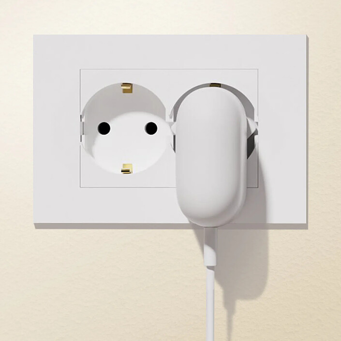 Google Chargeur Secteur USB-C 3A 45W Compatible Power Delivery 3.1 / PPS Blanc pas cher
