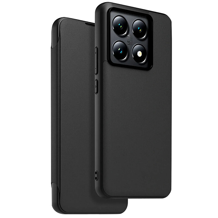 Xfm Étui pour Xiaomi 14T Pro Clapet Portefeuille avec Dragonne Noir pas cher