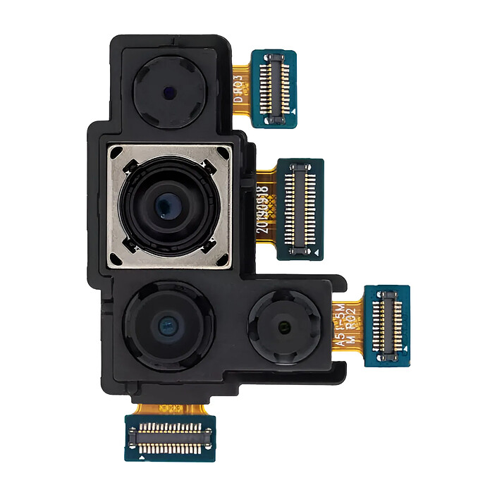 Clappio Caméra arrière compatible pour Samsung Galaxy A51 48+12+5 MP