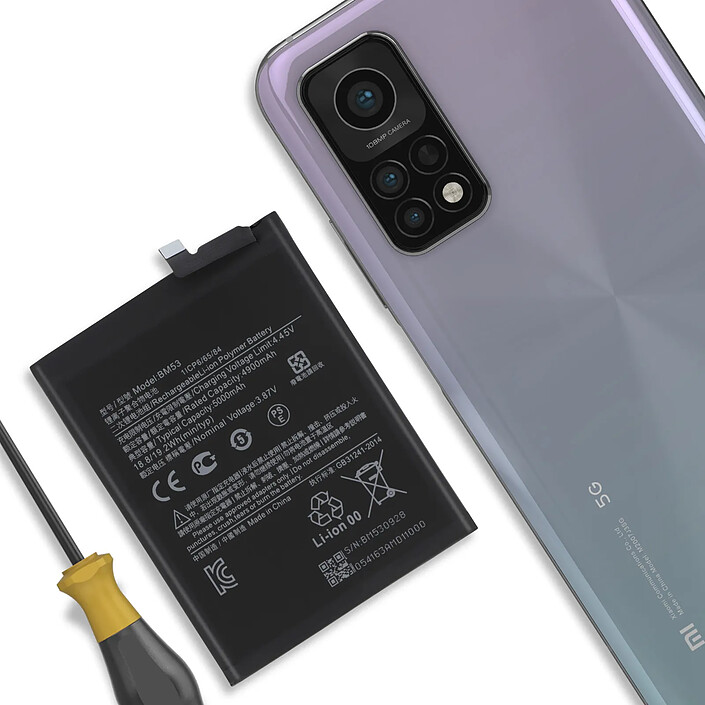 Avis Clappio Batterie interne pour Xiaomi Mi 10T et 10T Pro 5000mAh modèle BM53