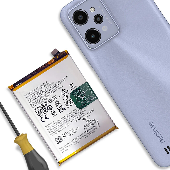 Avis Clappio Batterie interne pour Realme C30 / C31 et C35 5000mAh modèle BLP877