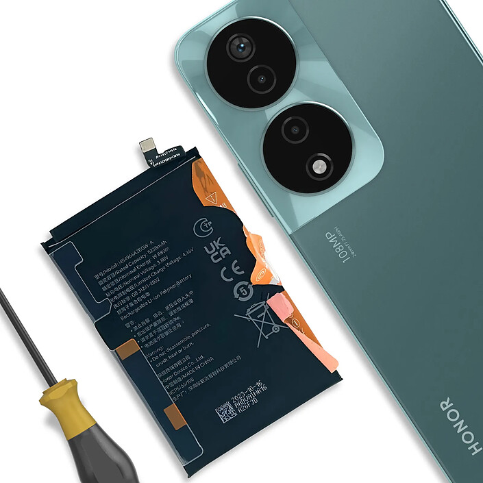 Avis Clappio Batterie interne pour Honor 90 Smart 5230mAh modèle HB4966A2EGW