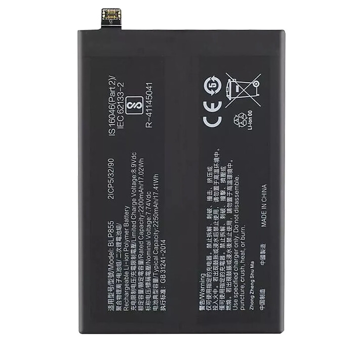 Clappio Batterie interne pour Oppo Find X5 Lite 2250mAh modèle BLP855