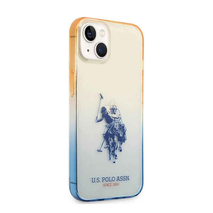 Avis U.S Polo Coque de Protection pour iPhone 14 Plus Double Horse Bleu