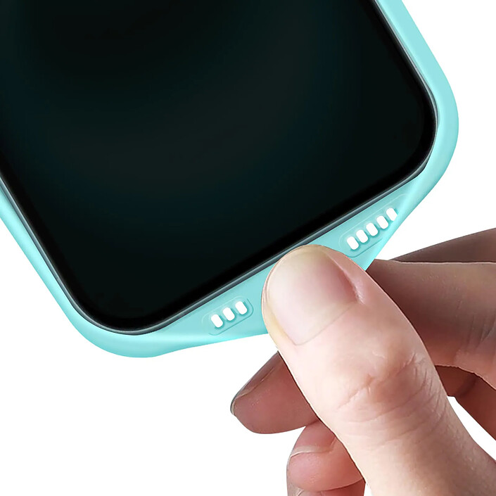 Avizar Coque pour iPhone 16 Série Fast Cover en Silicone Antidérapant pas cher