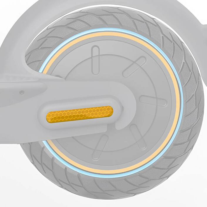 Acheter Ninebot Stickers Réfléchissants Cache-Roues pour Ninebot G30 Jaune