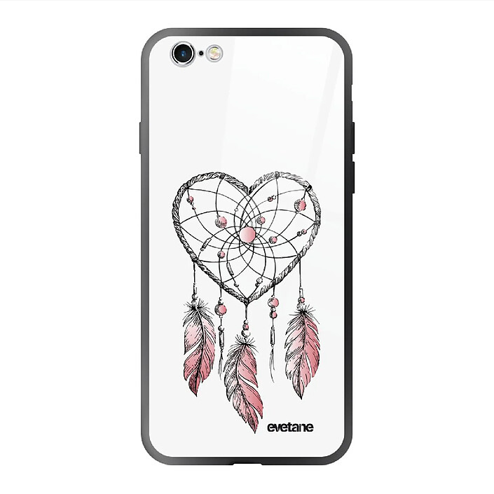 Evetane Coque en verre trempé iPhone 6 Plus / 6S Plus Attrape coeur .