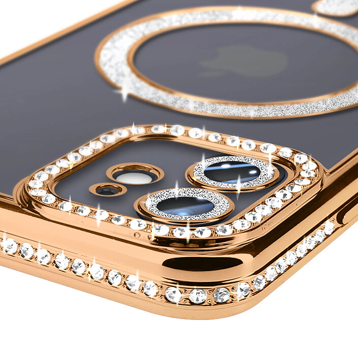 Avis Avizar Coque Diamant pour iPhone 12 Protection MagSafe Contour Strass