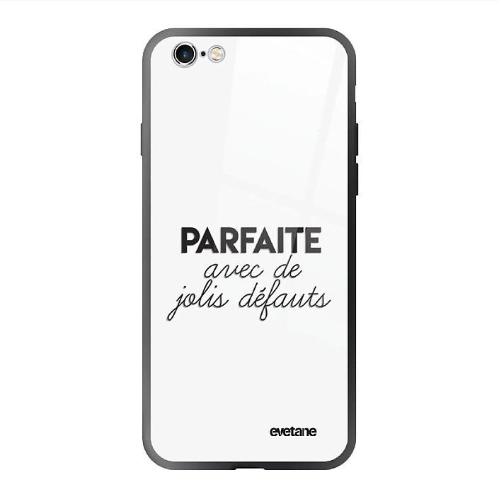 Evetane Coque en verre trempé iPhone 6 Plus / 6S Plus Parfaite Avec De Jolis Défauts .