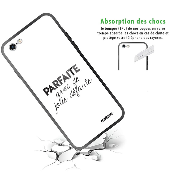Avis Evetane Coque en verre trempé iPhone 6 Plus / 6S Plus Parfaite Avec De Jolis Défauts .