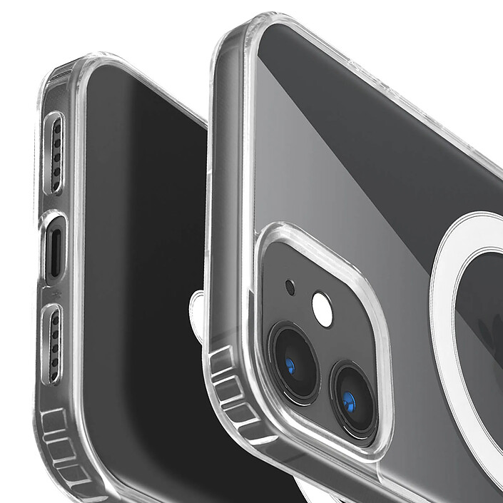 Coque MagSafe pour iPhone 11 Antichoc Coins Renforcés Transparent pas cher
