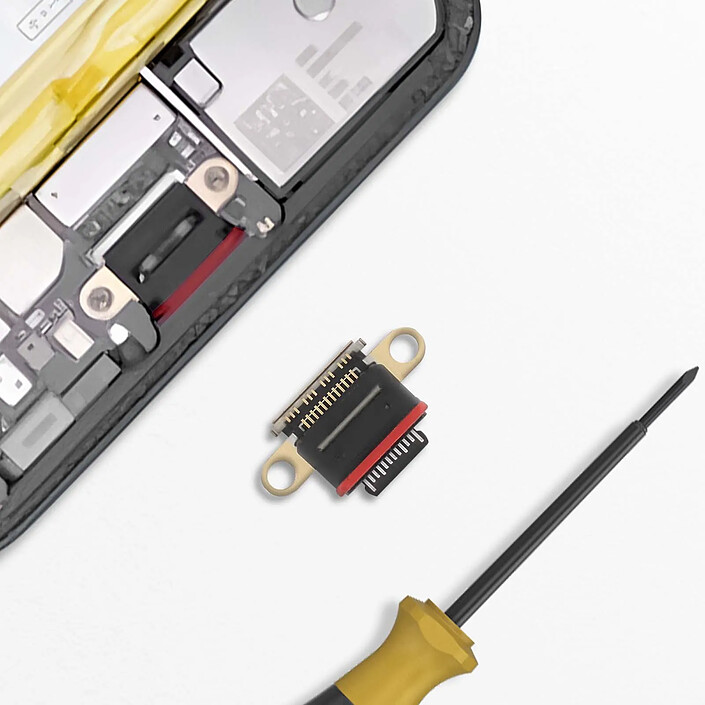 Acheter Relife Connecteur de Charge USB C pour Google Pixel 5 Noir