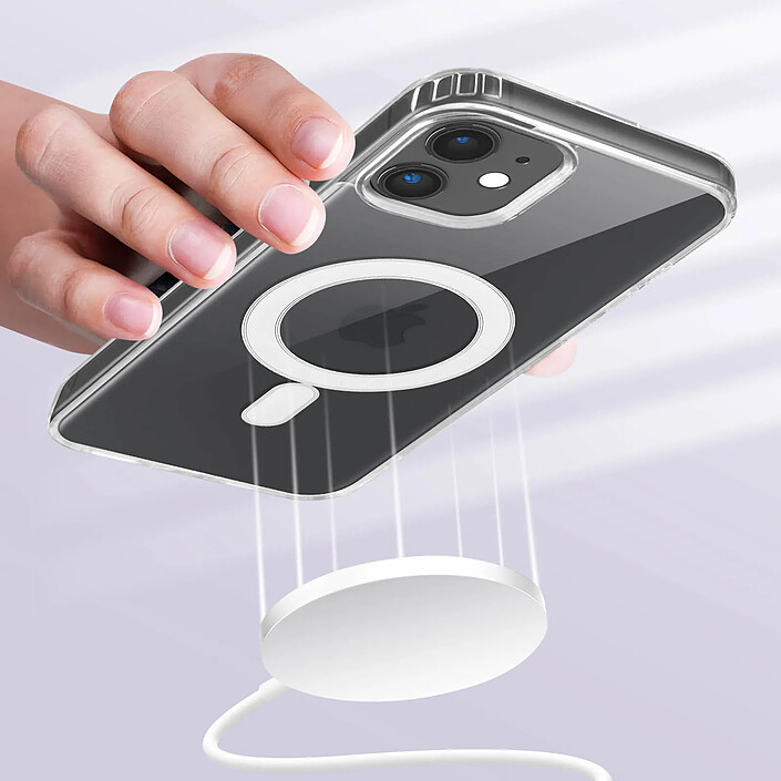 Avis Coque MagSafe pour iPhone 11 Antichoc Coins Renforcés Transparent