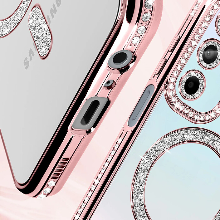 Acheter Avizar Coque Diamant pour Samsung Galaxy A15 MagSafe Contour Strass
