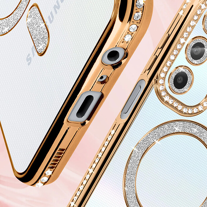Acheter Avizar Coque Diamant pour Samsung Galaxy A25 MagSafe Contour Strass