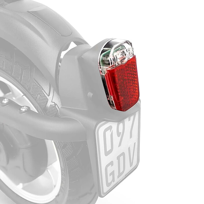 Acheter E-Twow Feu arrière pour Trottinette E-Twow GT SL et GT SE Noir / Rouge