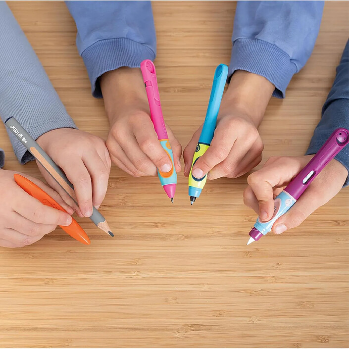 PELIKAN Stylo roller Encre griffix pour Droitiers fresh blue pas cher