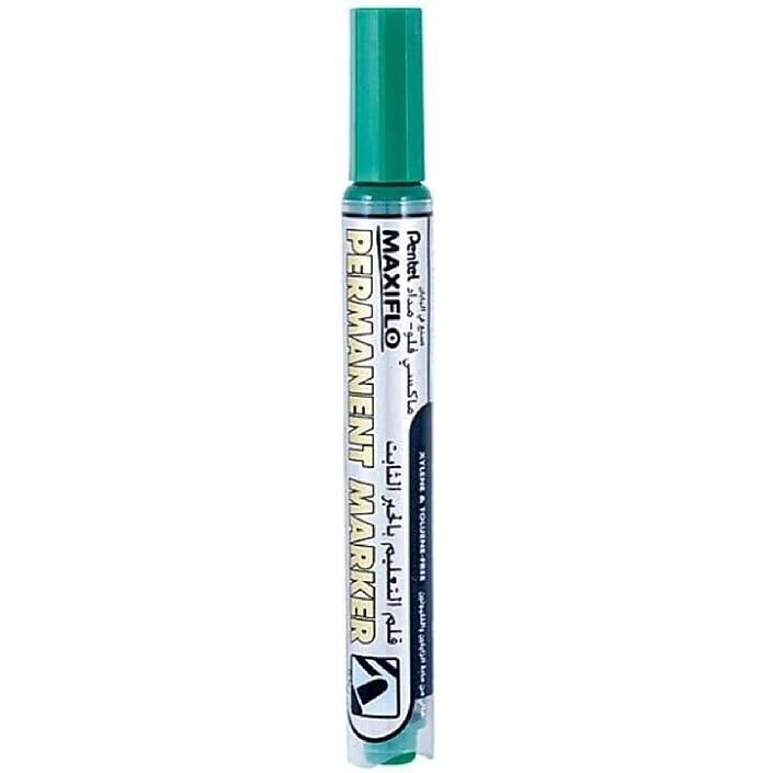 PENTEL Marqueur tableaux blancs MAXIFLO, Pointe biseautée moyenne, Vert x 12