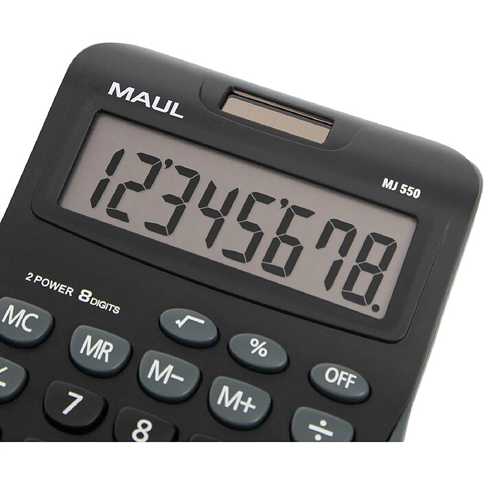 Avis MAUL Calculatrice de bureau MJ 550, 8 chiffres, noir