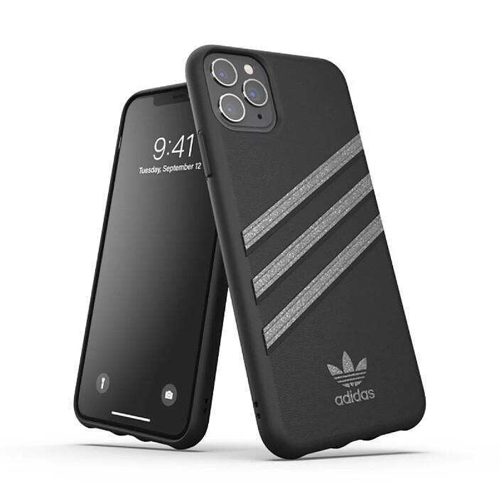 Avis Adidas Coque de Protection pour iPhone 11 Pro Max Originals 3 Stripes Noir