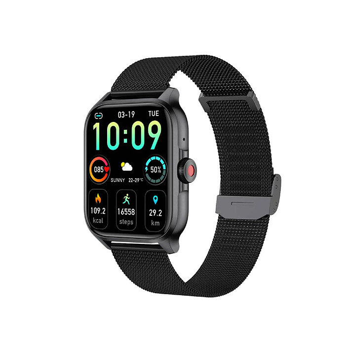 Avizar Montre Connectée Modèle Lumos Noir