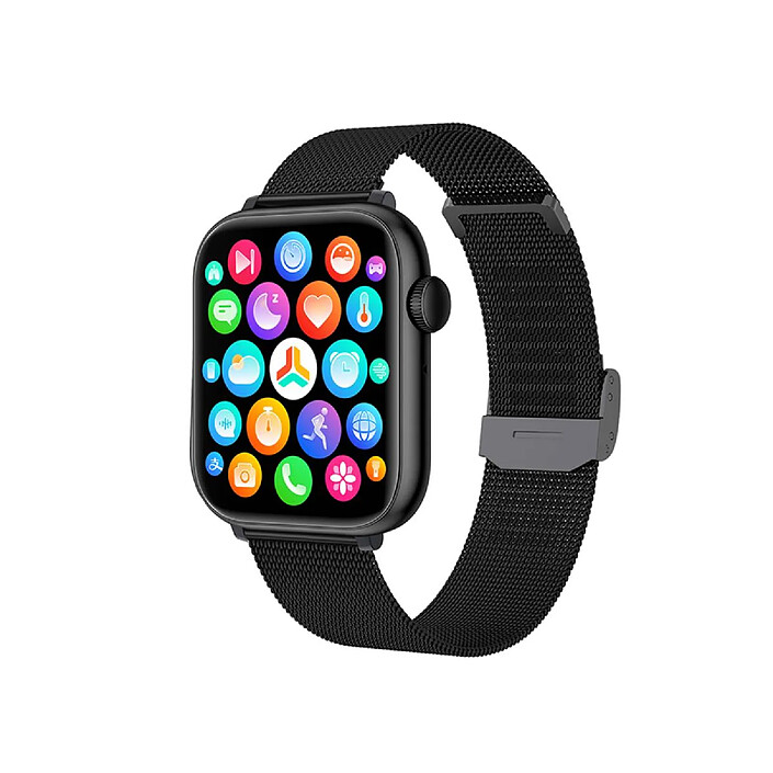 Avizar Montre Connectée avec 3 Bracelets Modèle Inspiria Noir