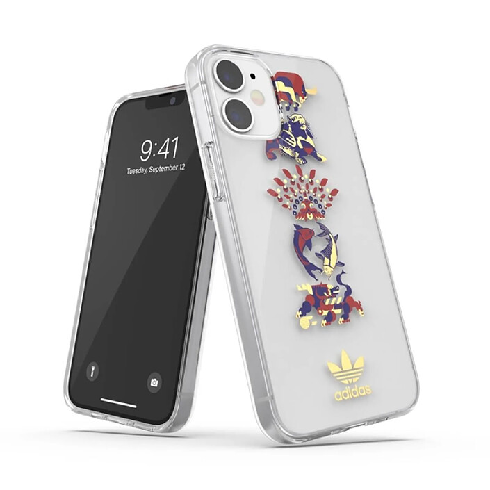 Avis Adidas Coque de Protection pour iPhone 12 Mini Originals CNY Transparent