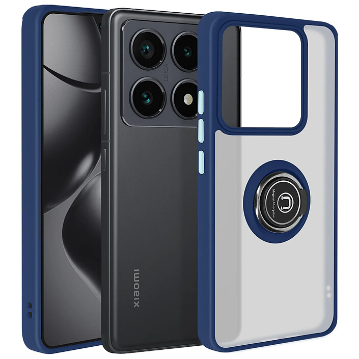 Avizar Coque pour Xiaomi 14T Pro Bague Métallique Support Vidéo