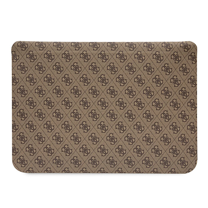 Avis Guess Housse Magnétique pour Ordinateur 13 / 14 pouces Imprimé 4G Modèle Stripe Marron