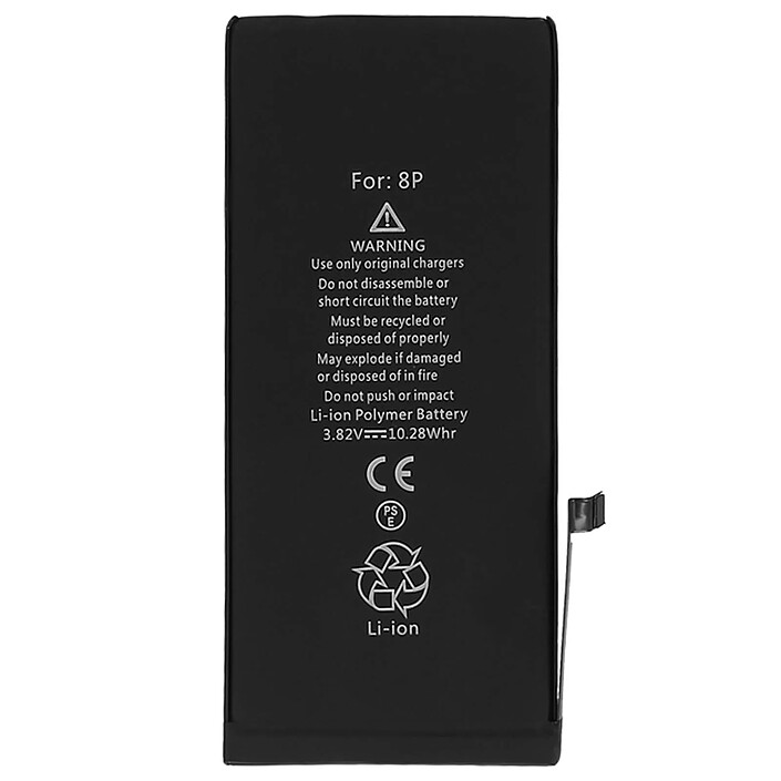 Clappio Batterie pour iPhone 8 Plus 2691 mAh Li-Ion Remplace 1IP3/49/109