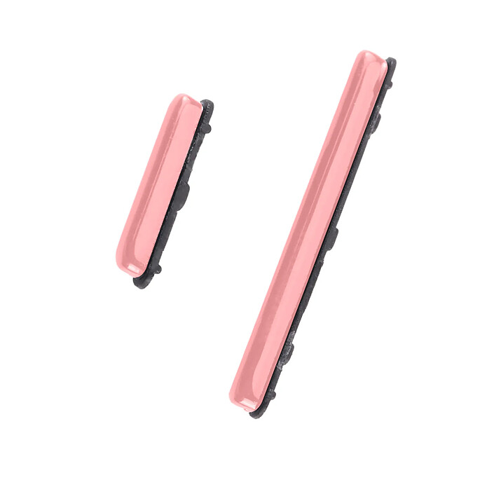 Clappio Bouton Power et Volume pour Samsung Galaxy A51 Rose