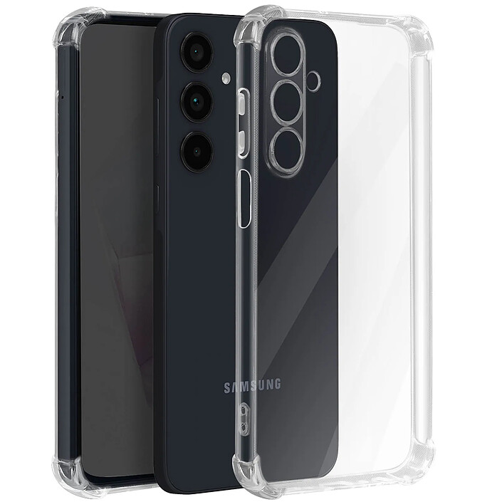 Avizar Coque pour Samsung Galaxy M35 Antichoc Flexible Coins renforcés