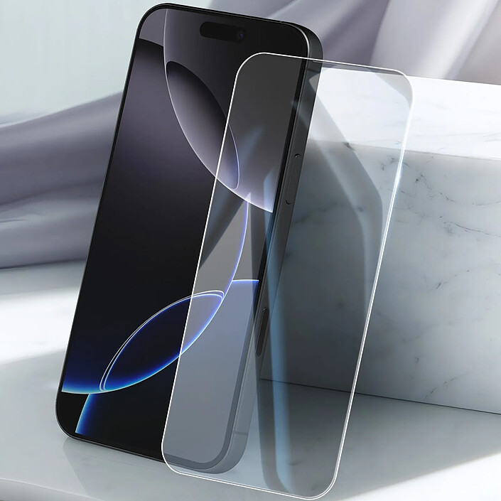 Mayaxess Verre Trempé pour iPhone 16 Pro Dureté 9H Anti-rayures Transparent pas cher
