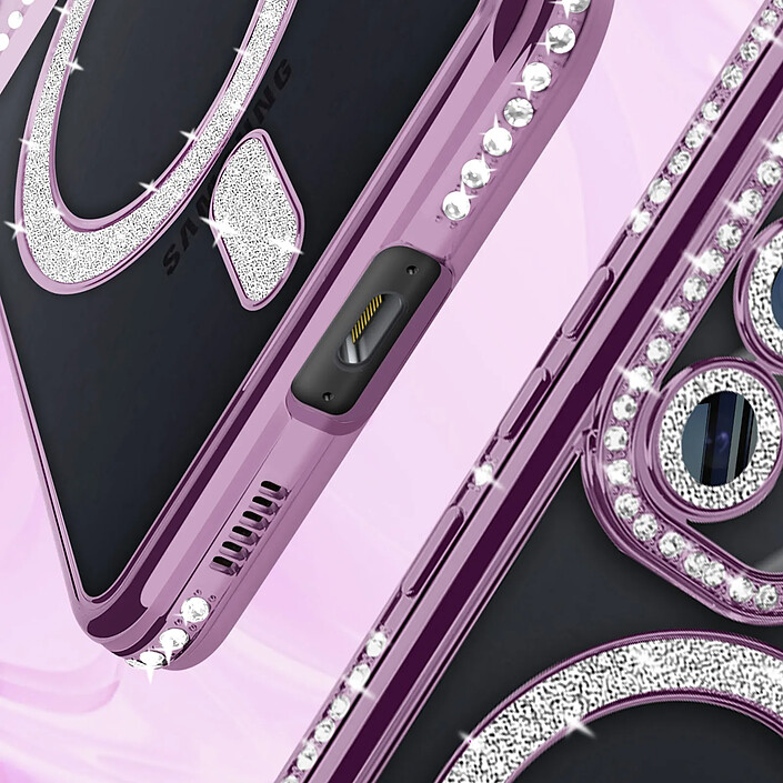 Acheter Avizar Coque Diamant pour Samsung Galaxy S23 MagSafe Contour Strass