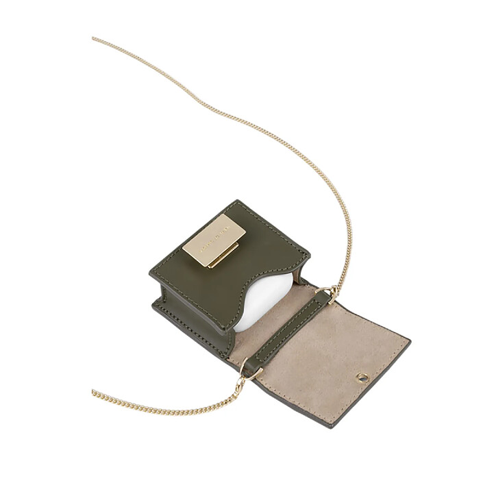 Acheter IDEAL OF SWEDEN Mini Sac pour AirPods Toute Génération Modèle Braided avec Bandoulière Ajustable Kaki