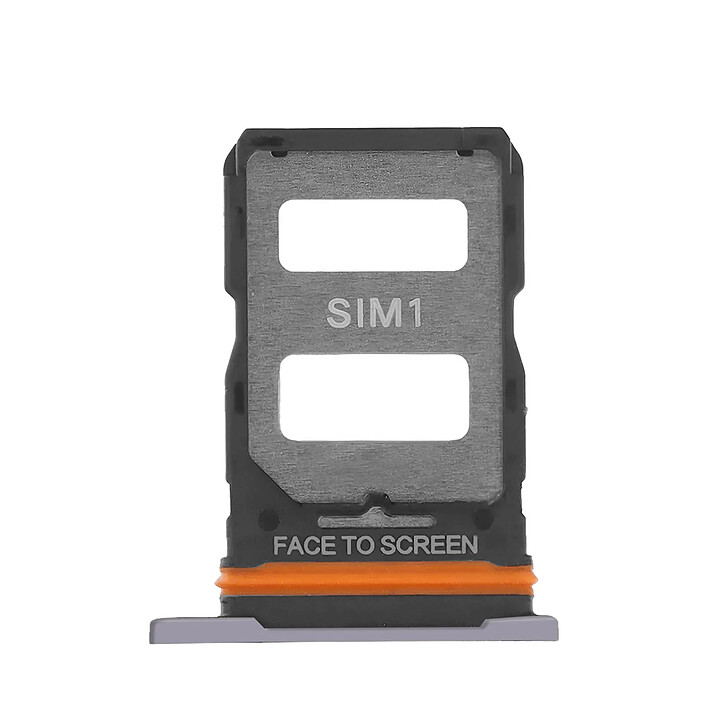 Clappio Tiroir carte SIM pour Xiaomi Redmi Note 13 Pro 5G Dual Nano SIM Violet