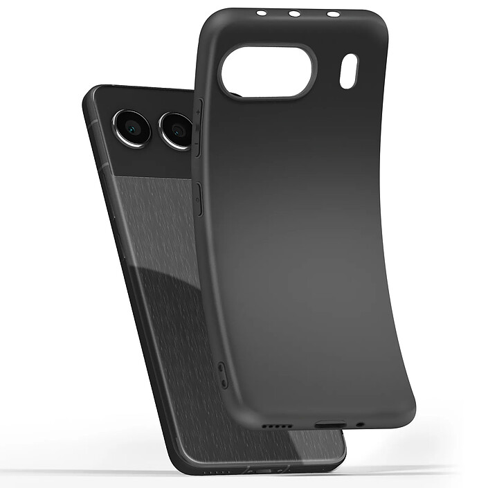 Avis 3mk Coque pour OnePlus Nord 4 Antichoc Souple Mat Noir