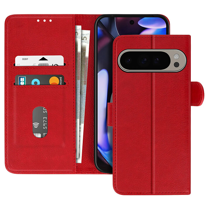 Avizar Étui pour Google Pixel 9 Pro XL Clapet Portefeuille et Support Vidéo