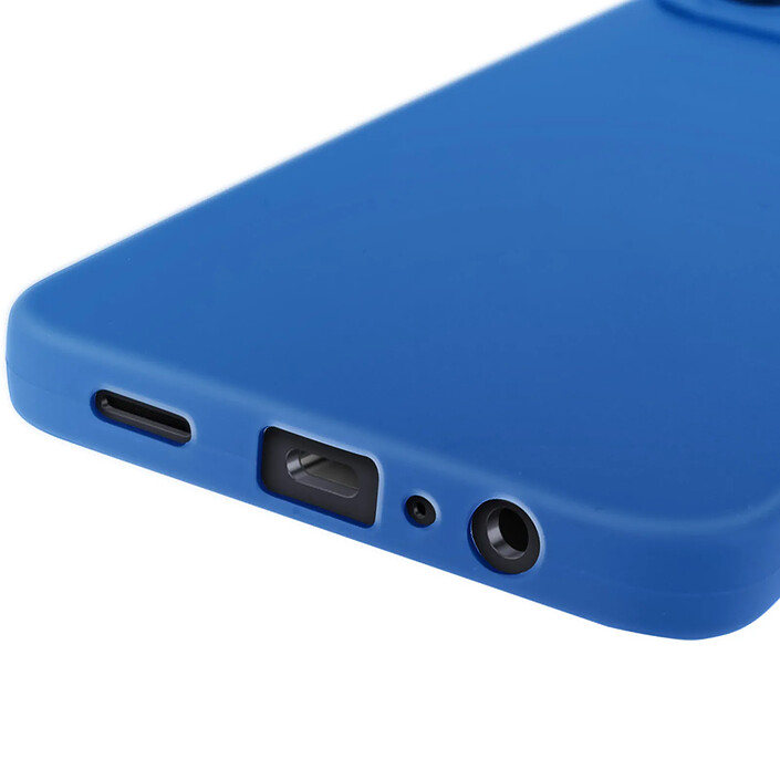 Acheter Avizar Coque pour Samsung Galaxy A06 Silicone Mat Bloc Caméra Protégé Bleu
