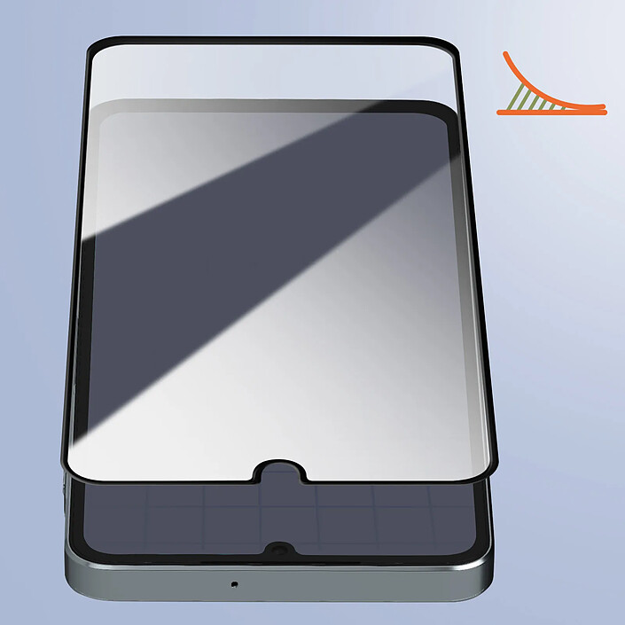 Avizar Verre Trempé pour Samsung Galaxy A06 Dureté 9H Full Glue 5D Transparent pas cher