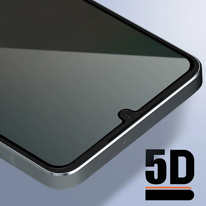 Avis Avizar Verre Trempé pour Samsung Galaxy A06 Dureté 9H Full Glue 5D Transparent