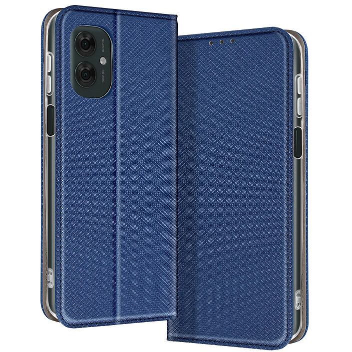 Avizar Étui pour Motorola Moto G55 Clapet Porte-carte et Support Vidéo