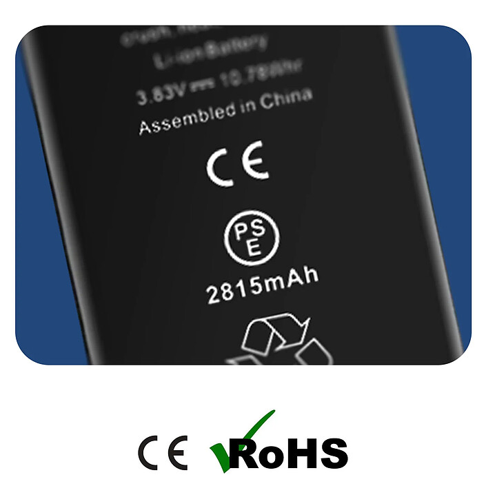 Acheter Clappio Batterie Sans BMS pour iPhone 12 et pour iPhone 12 Pro Capacité 2815mAh