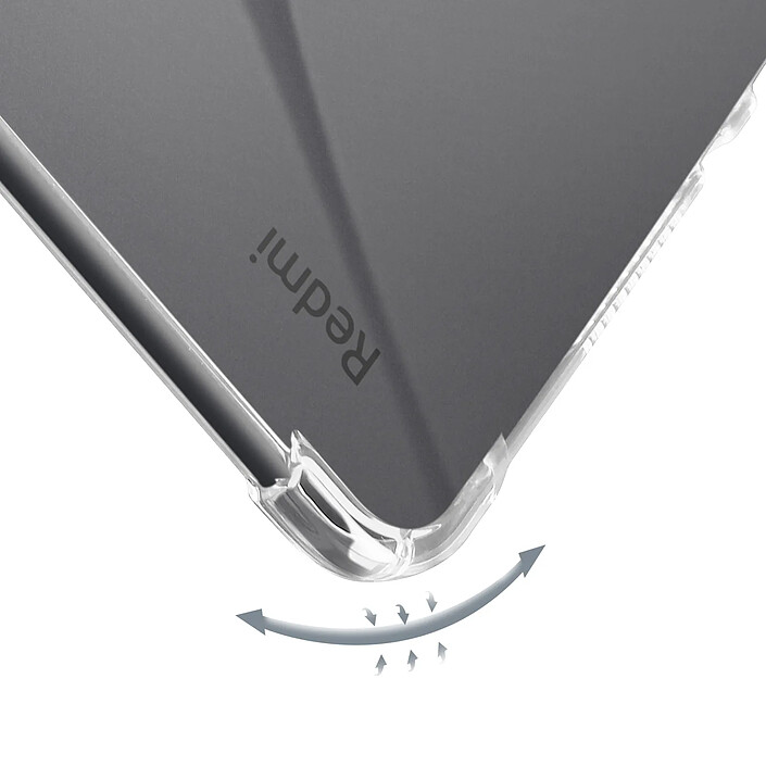 Avis Avizar Coque pour Xiaomi Redmi Pad Pro, Pad 2 Pro et Poco Pad Antichoc Coins renforcés Transparent