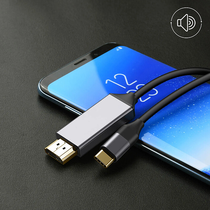 Acheter wiwu Câble USB-C 4K HDMI HDTV Ultra HD 2m WIWU - Noir